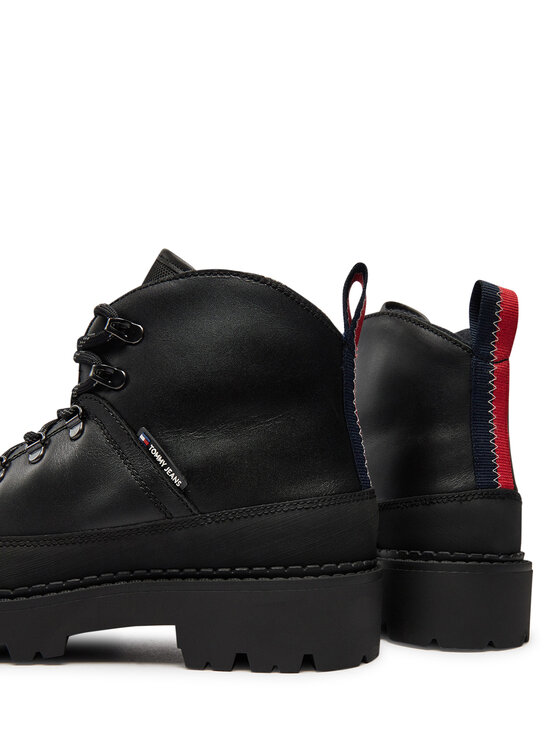 Tommy Jeans Pohodni čevlji Tommy Jeans EM0EM01491 Črna