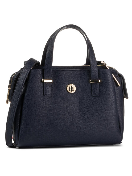 Tommy Hilfiger Rankinė Tommy Hilfiger Th Core Med Satchel Corp AW0AW07507 Tamsiai mėlyna