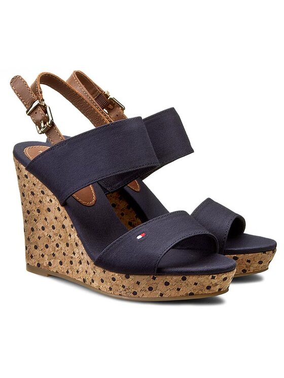 Tommy Hilfiger Sandale Tommy Hilfiger Edel 3D FW56820629 Bleumarin