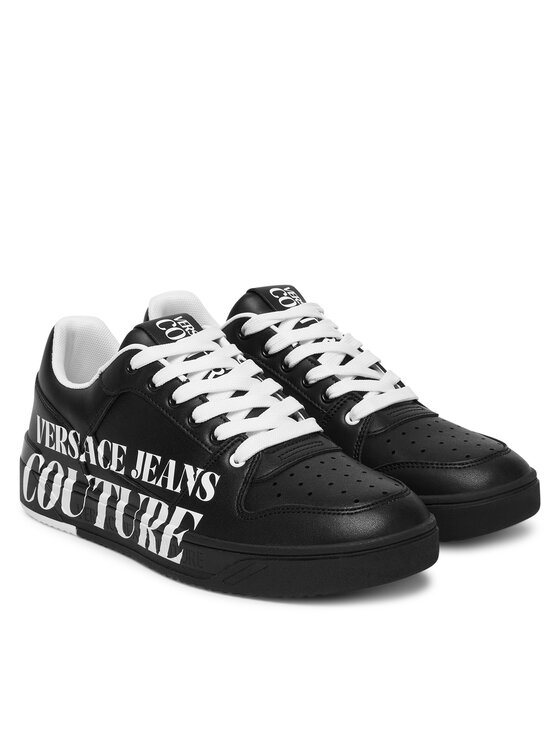 Versace Jeans Couture Снікерcи Versace Jeans Couture 80YA3SJ5 Чорний
