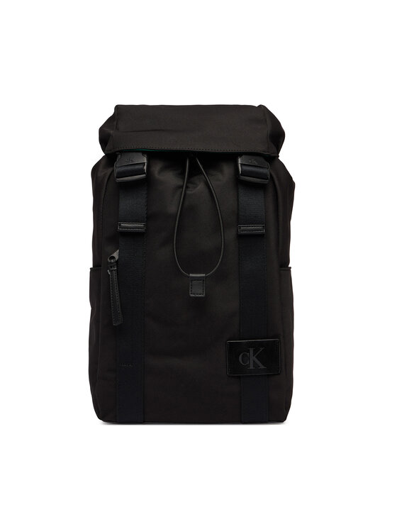 Calvin Klein Nahrbtnik Calvin Klein Canvas Mix Backpack LV04D3364G Črna