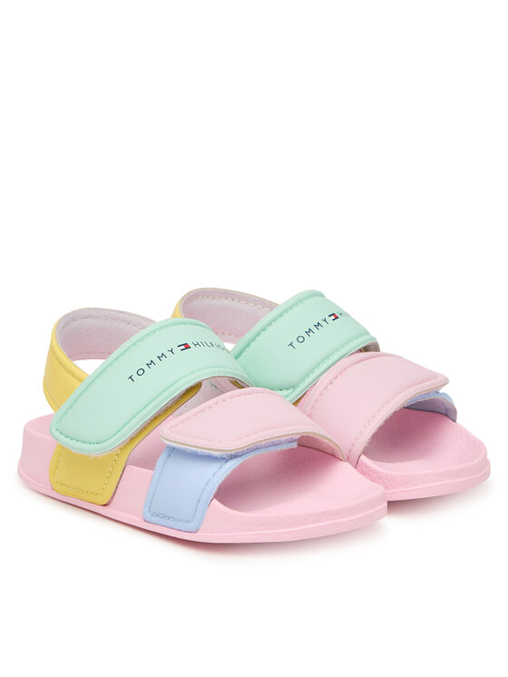 Tommy Hilfiger Sandali Tommy Hilfiger T1AF-34316-1172 M Pisana