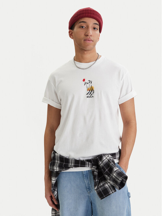 RVCA RVCA Camiseta Cutship EVYZT00287 Blanco Relaxed Fit