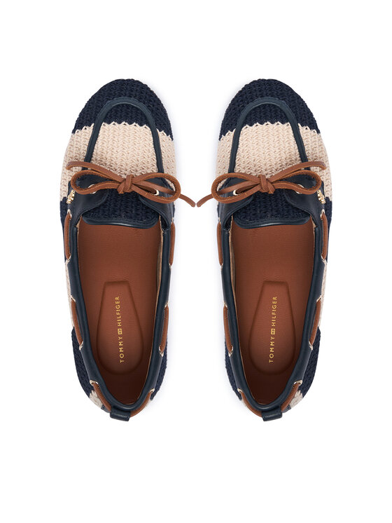 Tommy Hilfiger Mokasīni Tommy Hilfiger Th Flex FW0FW09506 Tumši zils