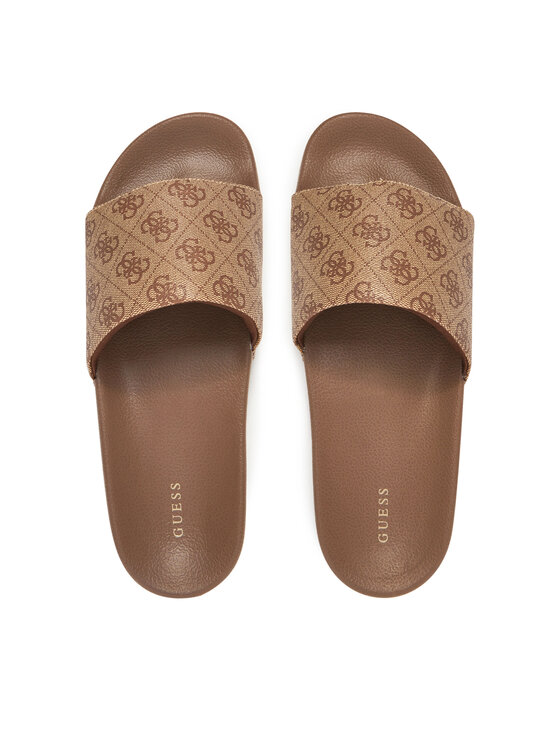 Guess Шльопанці Guess FMJTOK ELE19 Бежевий
