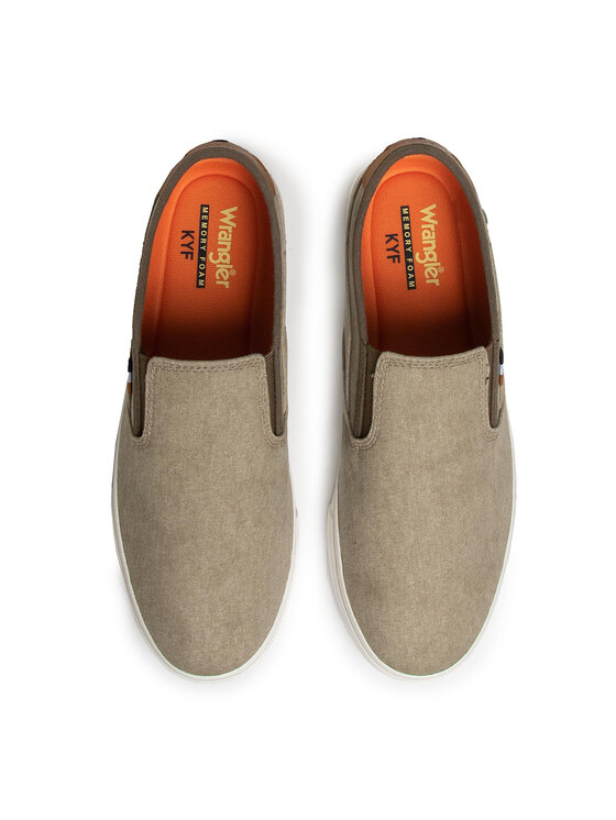 Wrangler Tenisky Wrangler Odyssey Slip On WM01041A Zelená