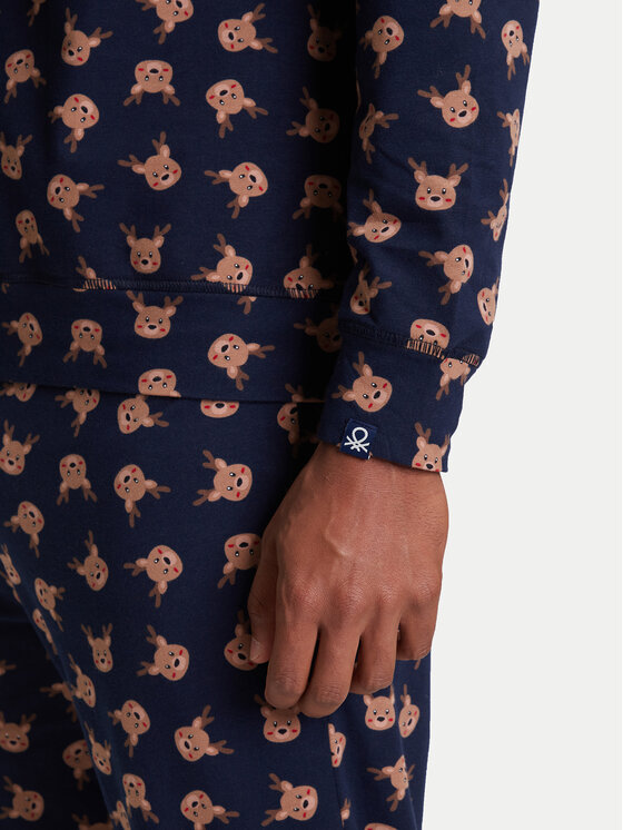 United Colors Of Benetton United Colors Of Benetton Піжама 38DK4P02L Cиній Regular Fit