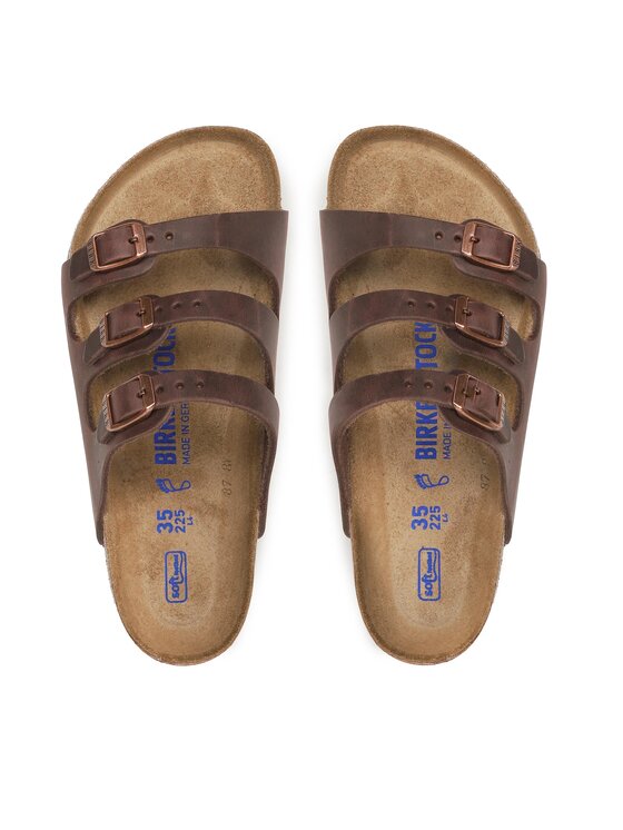 Birkenstock Nazouváky Birkenstock Florida 53901 Hnědá