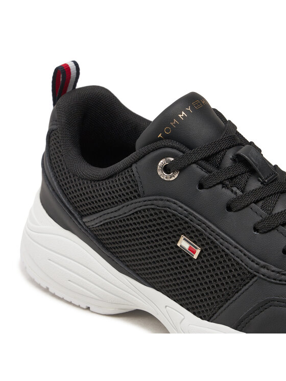 Tommy Hilfiger Snīkeri Tommy Hilfiger Chunky Runner FW0FW07818 Melns