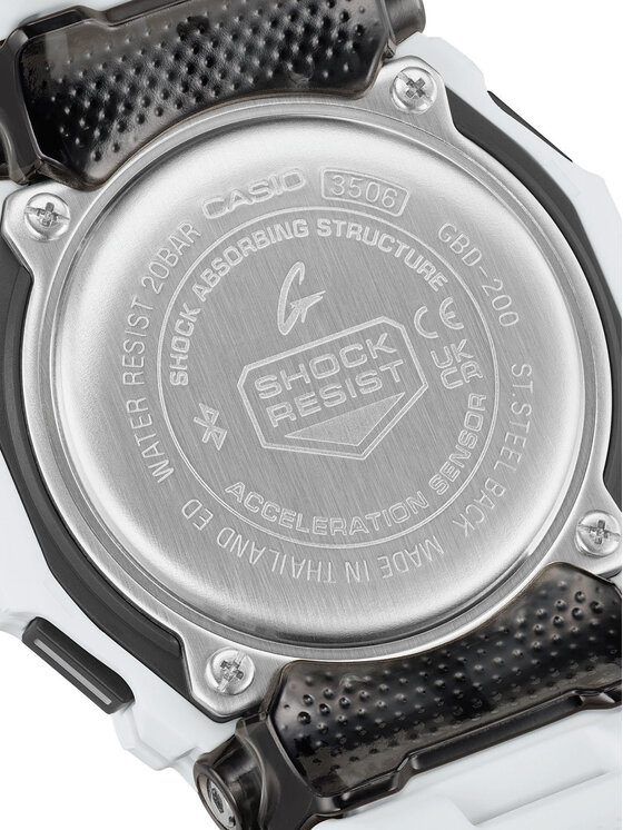 G-Shock Годинник G-Shock G-Squad GBD-200-7ER Білий