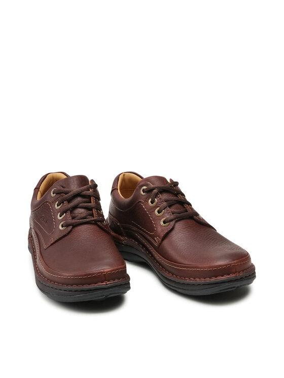 Clarks Туфлі Clarks Nature Three 203390057 Коричневий