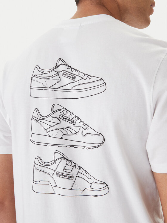 Reebok Reebok Camiseta Greyson RK25568CCM Blanco Regular Fit