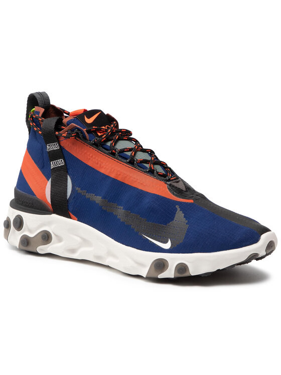 Nike Tekaški čevlji Nike React Runner Mid Wr Ispa AT3143 400 Mornarsko modra