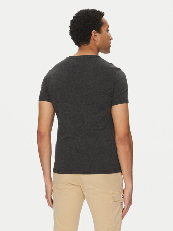Tommy Jeans Tommy Jeans Majica Jaspe DM0DM20363 Črna Slim Fit