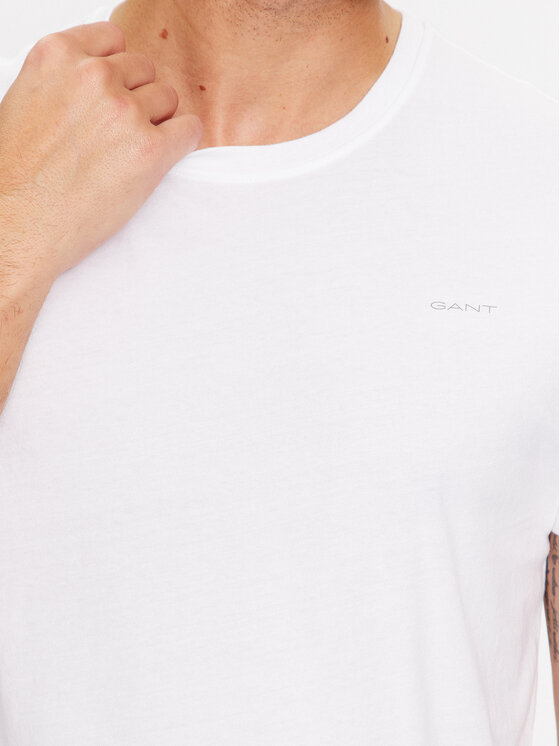 Gant Gant Conjunto de camisetas C-Neck 2 Pack 900002008 Blanco Regular Fit