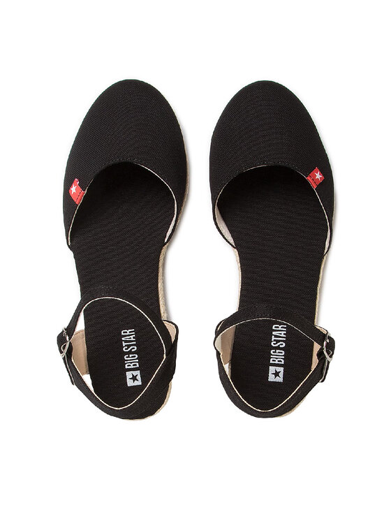 Big Star Shoes Espadrilles Big Star Shoes FF274526 Fekete