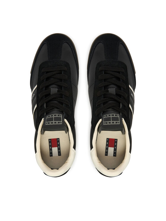 Tommy Jeans Zapatillas Tommy Jeans Tjw Low Profile Runner Lthr Mix EN0EN03001 Negro