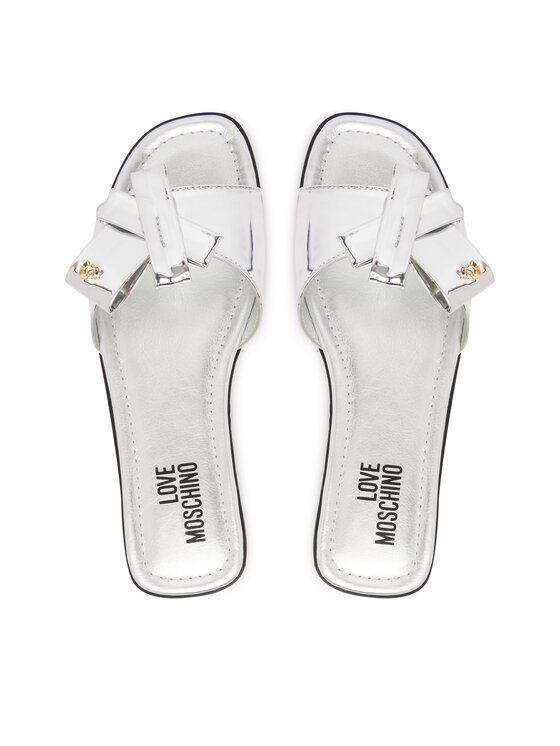 LOVE MOSCHINO Шльопанці LOVE MOSCHINO JA28142G0OJE090B Срібний