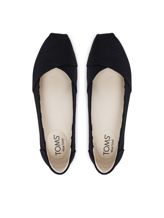 Toms Balerina Toms Alpargata Ballet 10023027 Fekete
