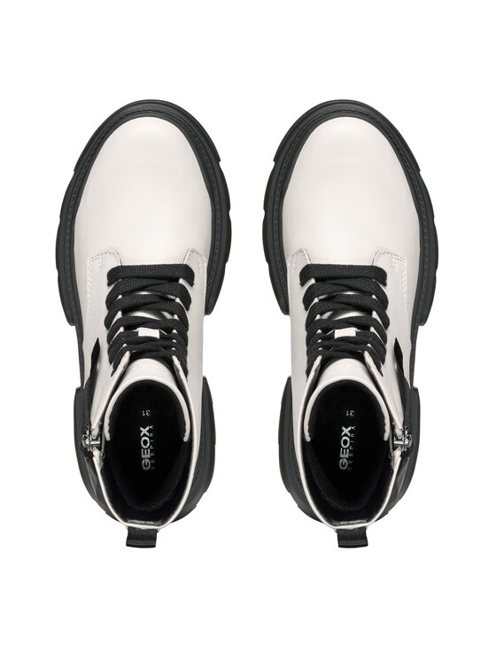 Geox Ботуши Geox J Junette Girl J36HVG 000BC C1M9B S Екрю