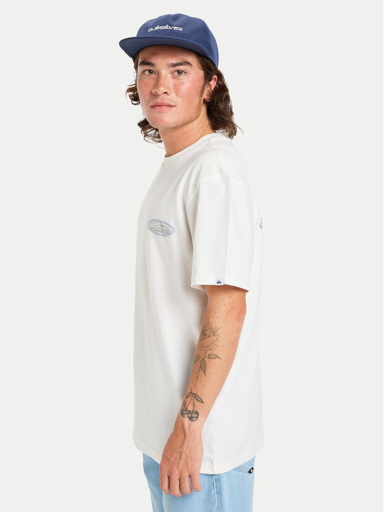 Quiksilver Quiksilver Camiseta Evo Border Lines EQYZT08191 Blanco Regular Fit