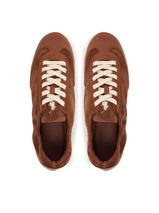 Polo Ralph Lauren Sneakersy Polo Ralph Lauren 804972893002 Hnedá