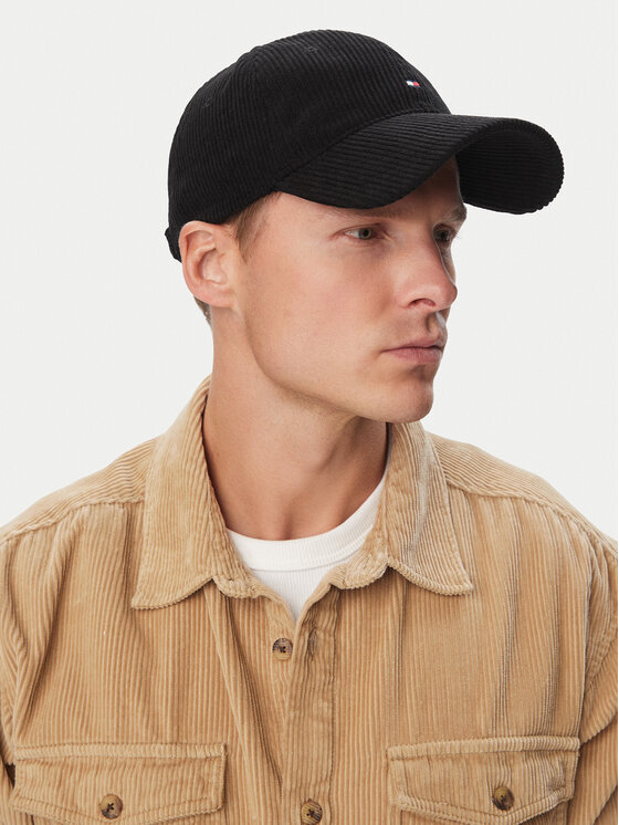 Tommy Hilfiger Baseball sapka Tommy Hilfiger Flag Cord 6 Panel AM0AM14530 Fekete