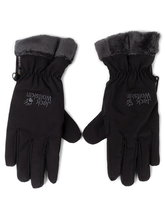 Jack Wolfskin Rękawice narciarskie Jack Wolfskin Stormlock Highloft Glove Wome 1901084-6000 Czarny