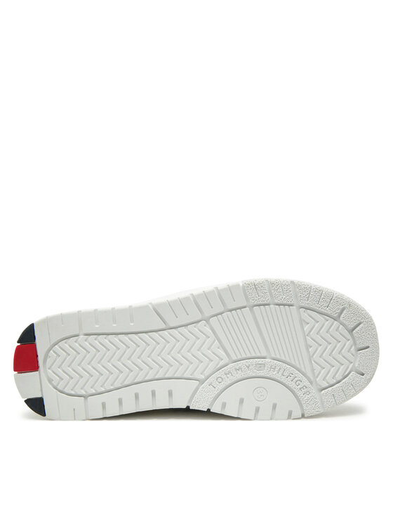 Tommy Hilfiger Sneakersy Tommy Hilfiger Low Cut Sneaker T3X9-33858-1355 S Biela