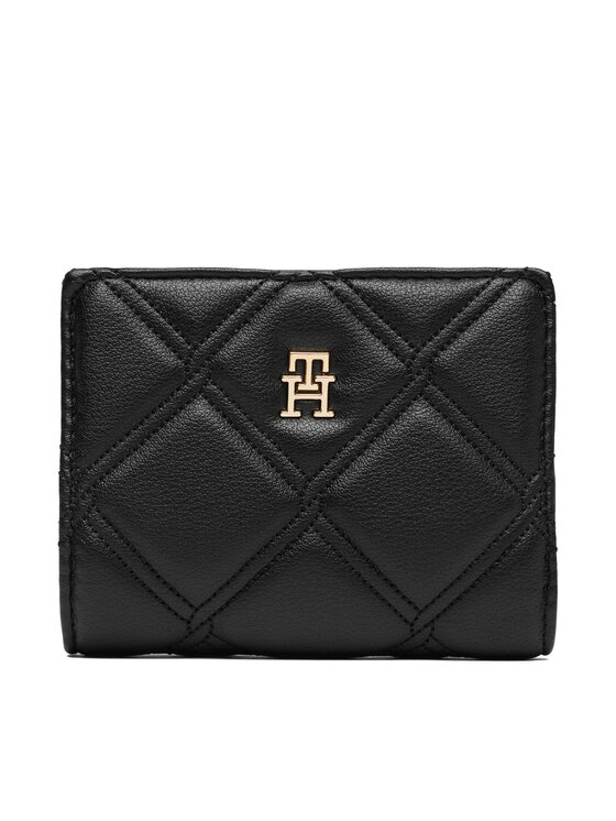 Tommy Hilfiger Novčanik Tommy Hilfiger Th Feminine Bifold AW0AW18701 Crna