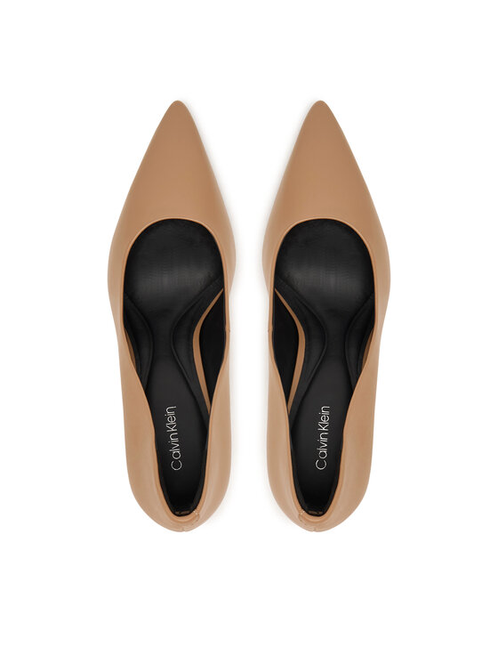 Calvin Klein Szpilki Calvin Klein Ess Stiletto 70 HW0HW02607 Beżowy