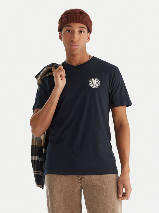Element Element Camiseta Seal BP SS ELYZT00596 Azul marino Regular Fit