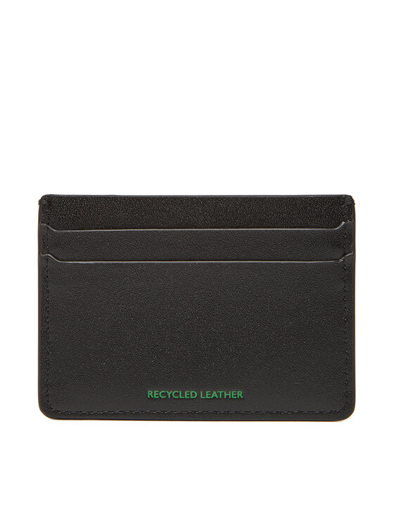 Tommy Jeans Θήκη πιστωτικών καρτών Tommy Jeans Tjm Heritage Leather Cc Holder AM0AM13410 Μαύρο