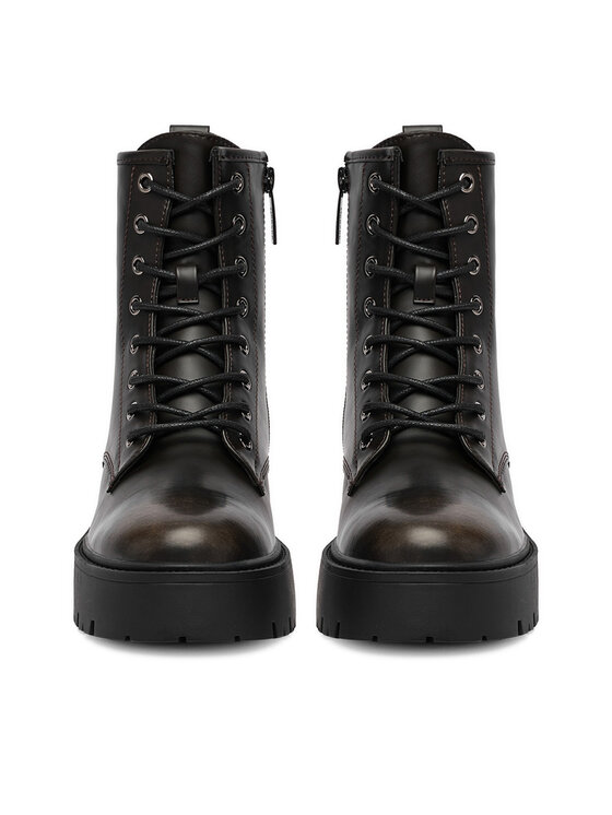 DeeZee Botines planos DeeZee CEO-AW0822 Marrón oscuro