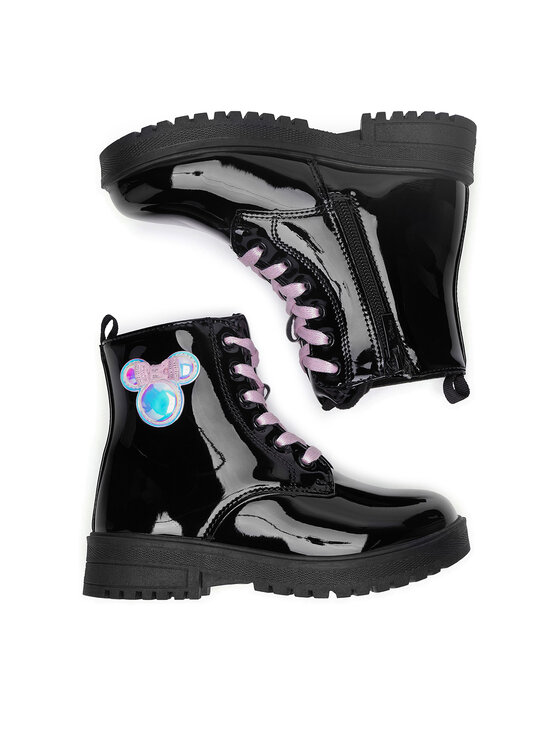 Mickey&Friends Šnurovacia obuv Mickey&Friends CM-AW24-137DSTC Čierna