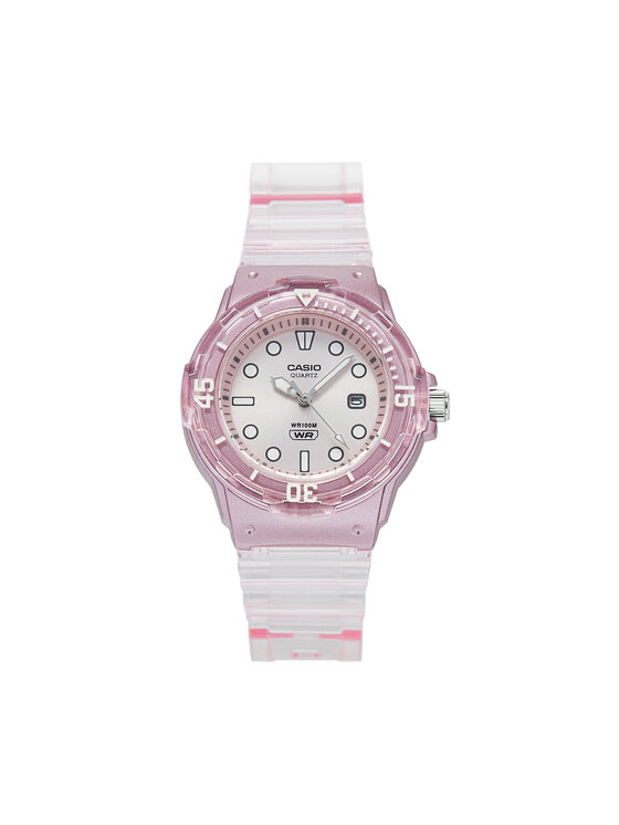 Casio Pulkstenis Casio Lady Translucent LRW-200HS-4EVEF Rozā