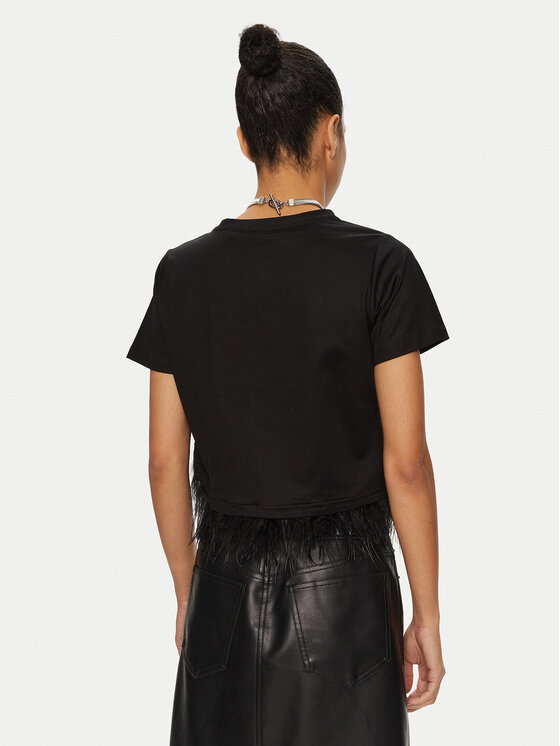 PINKO PINKO Футболка Martignano 103130 A1LV Чорний Regular Fit