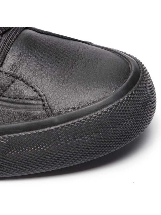 Tommy Hilfiger Сникърси Tommy Hilfiger Corporate Leather Sneaker FM0FM02089 Черен