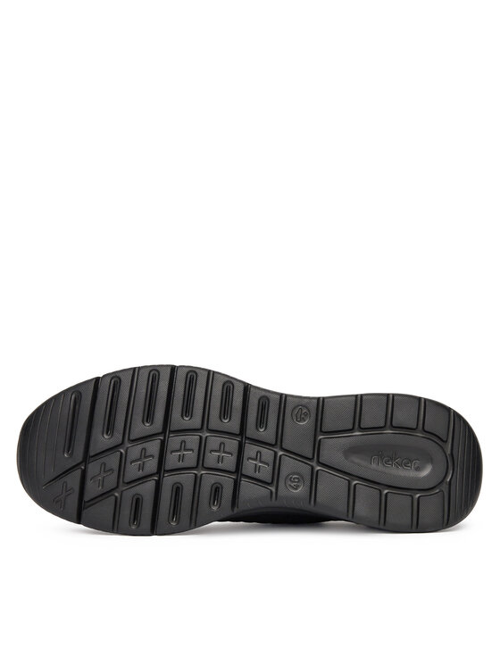 Rieker Sneakersy Rieker B7365-00 Čierna