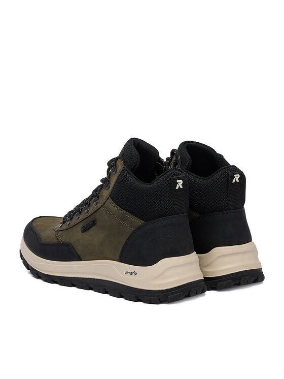 Rieker Kotníková obuv Rieker CEO-B8124-54 Tmavě zelená