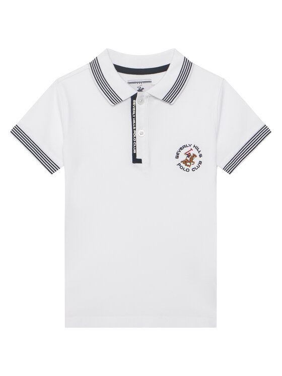 Beverly Hills Polo Club Beverly Hills Polo Club Поло P-SS26B-P424108 Білий Regular Fit