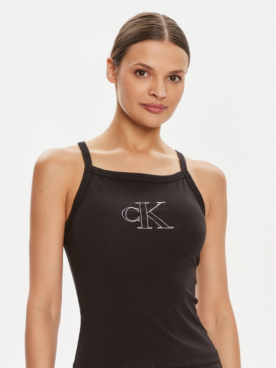 Calvin Klein Jeans Calvin Klein Jeans Marškinėliai J20J223623 Juoda Slim Fit
