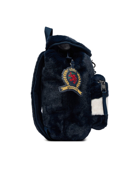 Tommy Jeans Σακίδιο Tommy Jeans Tjw Archive Fur Backpack AW0AW19078 Σκούρο μπλε