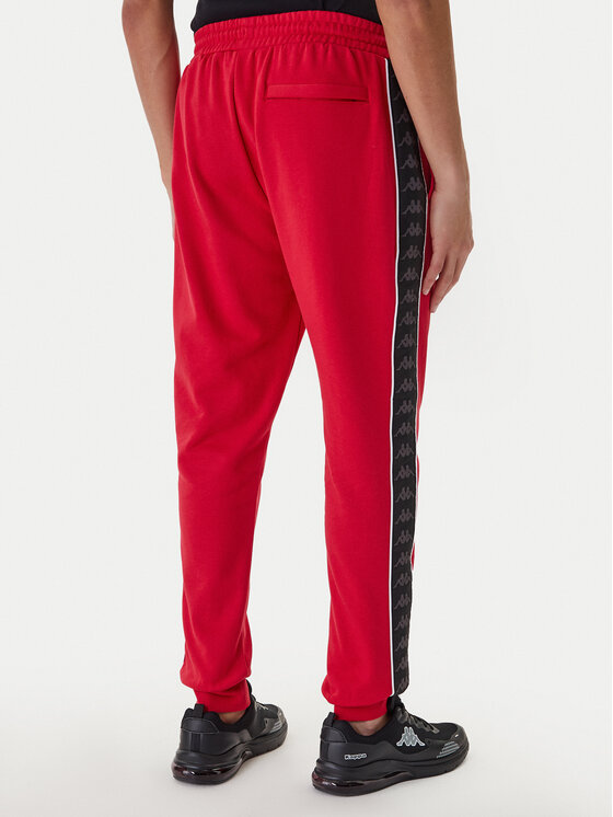 Kappa Kappa Spodnji del trenirke Banda Alanz 3 321Y8FW Rdeča Comfort Fit