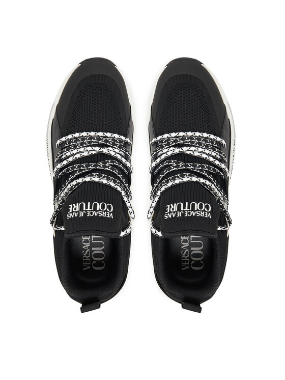 Versace Jeans Couture Снікерcи Versace Jeans Couture 79YA3SA3 ZSD03 Чорний
