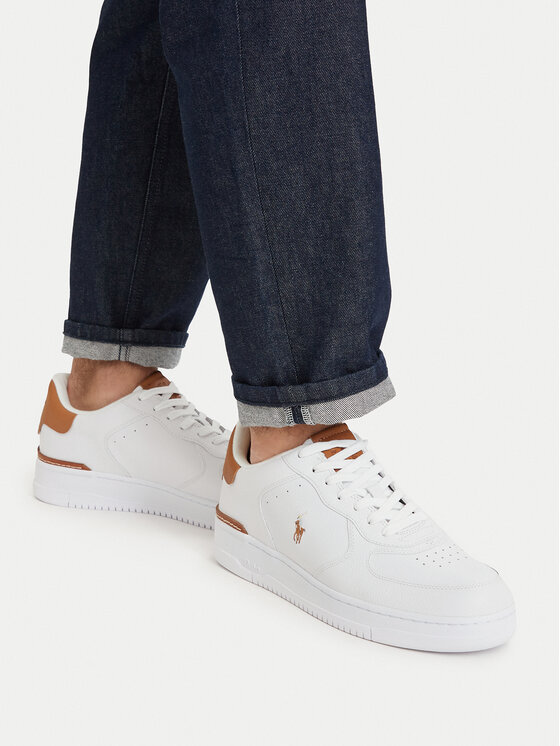 Polo Ralph Lauren Snīkeri Polo Ralph Lauren Masters Court 809923071002 Balts
