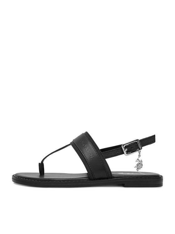 U.S. Polo Assn. Босоніжки U.S. Polo Assn. EO-CASSIE001W/6TY1 Чорний