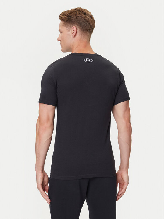 Under Armour Under Armour Футболка Ua Gl Foundation Update Ss 1382915-001 Чорний Loose Fit