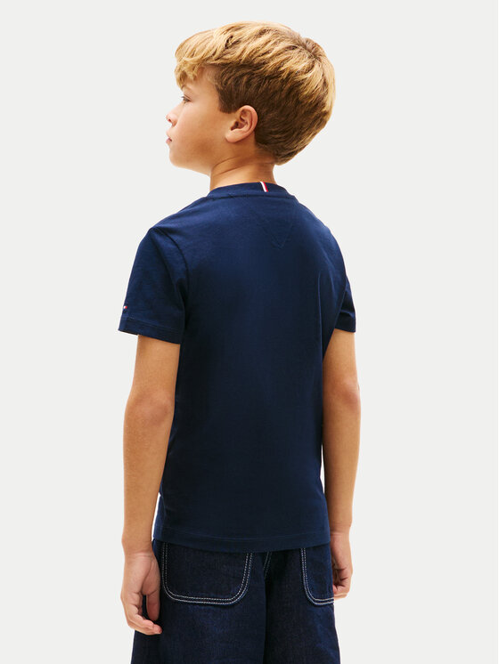 Tommy Hilfiger Tommy Hilfiger Camiseta KB0KB10277 Azul marino Regular Fit