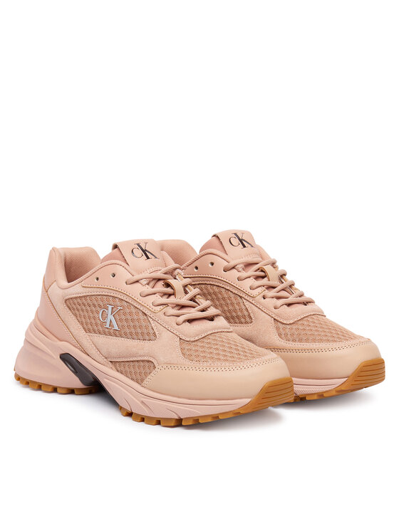 Calvin Klein Sneakers Calvin Klein Hike Runner Mesh Mix Ck YW0YW01994 Portocaliu